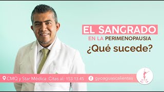 El sangrado en la perimenopausia ¿Qué sucede [upl. by Vasily74]