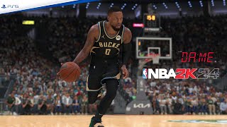 Dame Time in Milwaukee  NBA 2K24 PS5  Season Opener Suns vs Bucks [upl. by Segroeg]