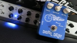 Harley Benton Joyo Digital Delay Pedal Demo [upl. by Azeret338]