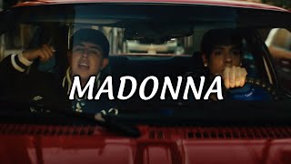 Madonna  Natanael Cano amp Oscar Maydon Letra Lyrics [upl. by Onitsoga]