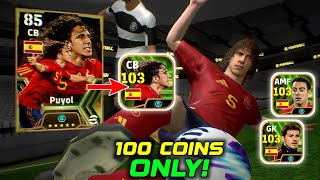 100 Working Trick To Get Epic Spain In eFootball 2024  Epic Puyol Iker Casillas amp Xavi Trick [upl. by Enyalb]