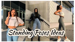 Instagram Standing Poses Ideas For Girls  How To Pose  Best Photo Poses Girls  Bmazing❤️❤️ [upl. by Arualana846]