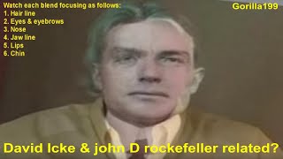 David Icke and John D Rockefeller Are They Related   by Gorilla199 [upl. by Nirihs71]