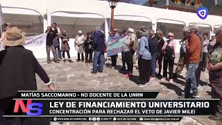 En Bariloche también reclamaron por el veto al financiamiento educativo [upl. by Bergin]