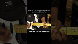 Chic GOOD TIMES Guitar Cover  FULL TUTORIAL AVAILABLE EricBlackmonGuitar [upl. by Mariellen458]