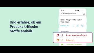 CodeCheck Lebensmittel amp Kosmetik Produkt Scanner [upl. by Iluj]