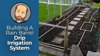 LowCost Gravity Irrigation System From A Rain Barrel  EverCurious Geek [upl. by Proud289]