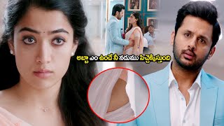 Nithin Shocks By Seeing Rashmika Mandannas Waist Impressing Scene Avantika Mishra  Icon [upl. by Shelman]