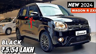 WAGON R Updated ZXI PLUS 2024 Black Colour Top Model ₹6 Lakh Maruti Suzuki Wagonr Review [upl. by Alejandrina]