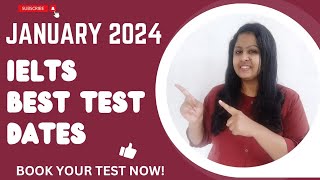 JANUARY 2024 IELTS BEST TEST DATES  AN OVERVIEW ACADEMIC amp GENERAL ieltsjanuary2024 [upl. by Masera]