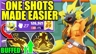 27 KOs with this BUFFED ZERAORA BUILD  Pokemon Unite [upl. by Zita]