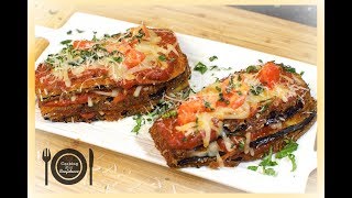 How to make Italian Vegetarian Eggplant Parmesan  Living With Foxx [upl. by Torrance]