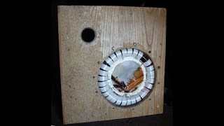 homemade subwoofer and enclosure [upl. by Yelsna]