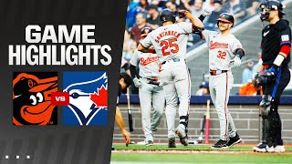 Orioles vs Blue Jays Game Highlights 6324  MLB Highlights [upl. by Wetzell]