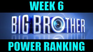 Big Brother 26 Power Ranking Week 6 [upl. by Drusy]