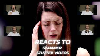 Reaction  React to StammerStutter video [upl. by Htabmas]