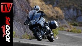 BMW R 1200 RT 2014 Test  Details Onboard Action [upl. by Ahsotan]