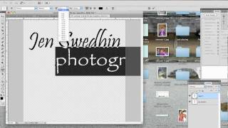 Creating a watermark in Photoshop [upl. by Regan164]