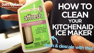 How to Clean and Descale Your Ice Maker  KitchenAid Ice Maker [upl. by Watt]