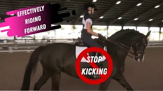 Dressage Masterclass How To Effectively Ride Your Horse Forward  Sabine SchutKery [upl. by Ozan891]