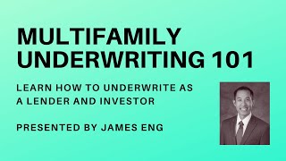 Multifamily Underwriting 101 [upl. by Ierna75]