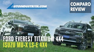 2023 Ford Everest vs 2022 Isuzu muX 4x4 SUV Comparo Got PHP 25M for a PPV [upl. by Harifaz74]