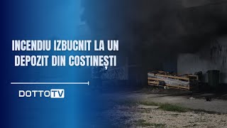 Incendiu izbucnit la un depozit din Costinești [upl. by Annad]