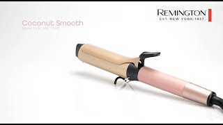 Remington Coconut Smooth 38mm Curling Tong 360 Video [upl. by Loleta240]