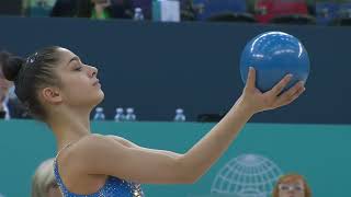 Sofia Raffaeli  Ginnastica ritmica  Coppa del Mondo  Baku  23423  palla [upl. by Ahcsim561]