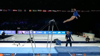 Lorette Charpy 🇫🇷 Uneven bars Qual 2023 WAG World Championships [upl. by Gunther729]