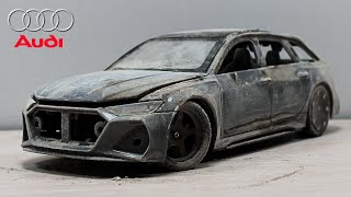 Restoration Abandoned Audi turned into a dream Audi RS6 Model Car [upl. by Nedia647]