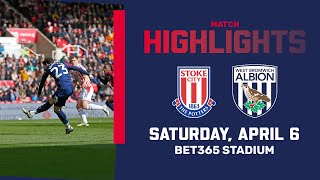 Honours even in the Potteries  Stoke City 22 Albion  MATCH HIGHLIGHTS [upl. by Mlawsky463]