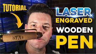 Wood Pens in Corel Draw  Laser Engraver Tutorial [upl. by Darrej]