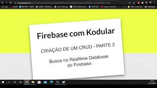 Kodular com Firebase  BANCO DE DADOS  BUSCAR  PARTE 2 [upl. by Lipinski]