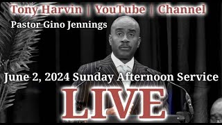 Pastor Gino Jennings  LIVE  June 2 2024  Sunday Afternoon Service  Philadelphia PA [upl. by Yojal]