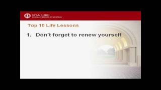 Top 10 Life Lessons Last Lecture Series [upl. by Randall]