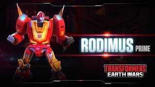 Character Spotlight RODIMUS PRIME vs NEMESIS PRIME  Transformers Earth Wars DOWNLOAD Now [upl. by Joub840]