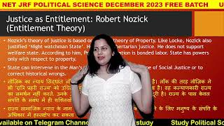 L8 John Rawls Distributive Justice  Robert Nozick Entitlement Theory of Justice🔥🔥👌  by Preeti Bora [upl. by Hsetirp]