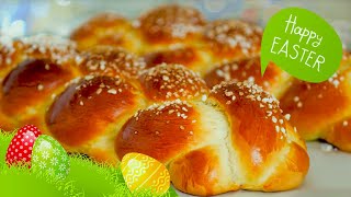 Osterzopf  Striezel backen und flechten 🥐 Hefezopf Rezept [upl. by Ardnasyl]