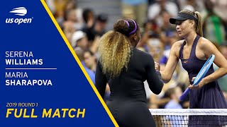 Serena Wlliams vs Maria Sharapova Full Match  2019 US Open Round 1 [upl. by Larrej]