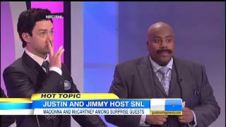 News Today  Justin Timberlake Jimmy Fallon Score Big on Saturday Night Live [upl. by Suoivatra]