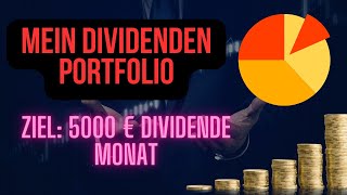 Mein Dividenden Depot 2024 Ziel 5000 € Dividende pro Monat 🚀📈 finanziellefreiheit dividende etf [upl. by Nellaf]