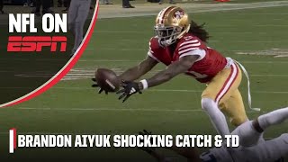 Brandon Aiyuk follows up JAWDROPPING CATCH with a TD for the 49ers 💪  NFL on ESPN [upl. by Oicneconi]