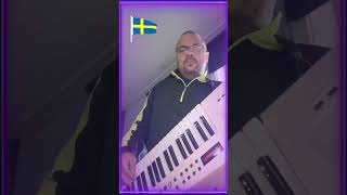 Du gamla du fria Sveriges nationalsång live på Roland AX Edge sverige sweden musik svenskmusik [upl. by Rufena]