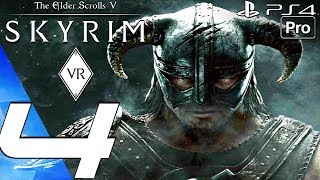 SKYRIM VR  Gameplay Walkthrough Part 4  Sahloknir Dragon Fight PS4 PRO PSVR [upl. by Virge]