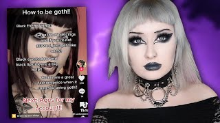 Tiktok “How To Goth” Is NOT GOTH [upl. by Dicks]