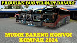 Game bus simulator indonesia mudik bareng sama para kreator [upl. by Let]