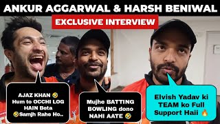 Harsh Beniwal and Ankur Agarwal AKA Duggal Saab FUNNY INTERVIEW 🤣 after losing Eliminator 1 match [upl. by Nomar]