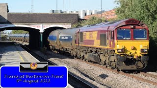 Trains at BurtononTrent railway station 06082022 [upl. by Domeniga]