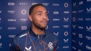 🎙️ Cyriel Dessers spoke to RangersTV after scoring a double at Ibrox [upl. by Leak]